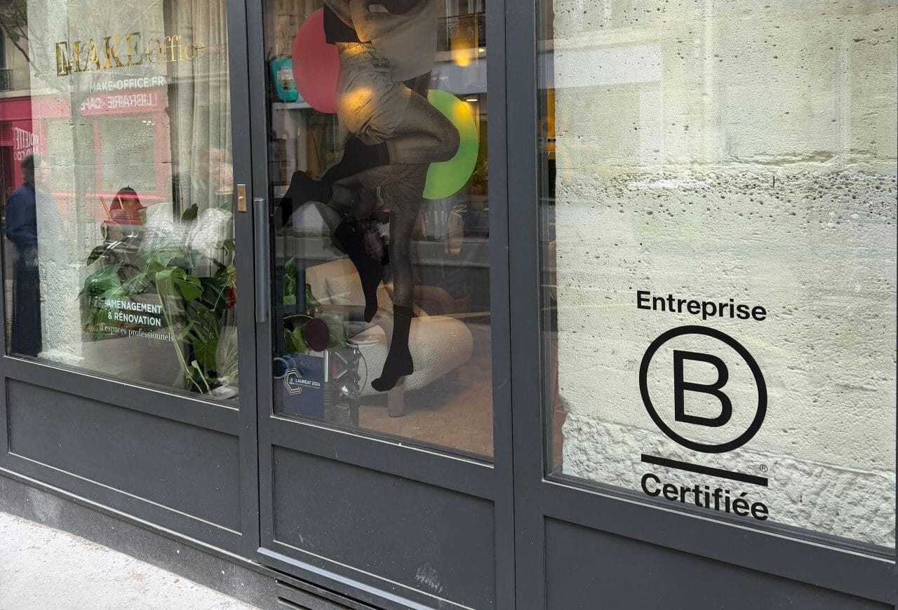 MAKE OFFICE entreprise labellisée B Corp